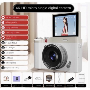 Alta Pixel 4K Câmera Digital Novo Estudante SLR Luz de Nível Básico Retro CCD HD Flip Screen com <span class=keywords><strong>Sensor</strong></span> CMOS Opção de Orçamento - Product Image 4