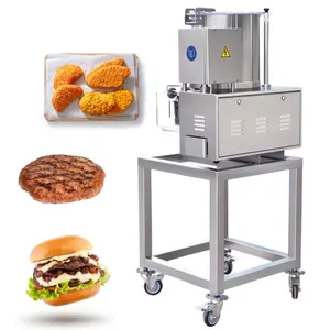 Automatic burger patty forming machines chicken nugget production line apple pie making machine