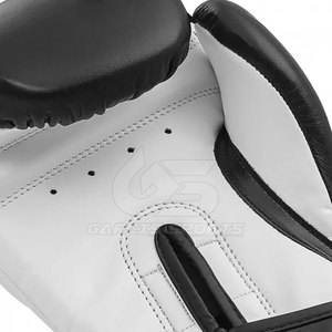 Gants de boxe en cuir noir de qualité professionnelle, taille personnalisée, imperméables, respirants, légers pour MMA, boxe, arts martiaux - Product Image 5