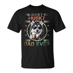 Camiseta para dueño de perros Husky, el mejor diseño para papá Husky de todos los tiempos, para hombres - Product Image 2