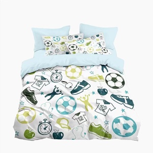 High Quality <strong>Football</strong> Soccer <strong>Duvet</strong> <strong>Cover</strong> Set 3D Digital Printing Designer Famous Brand - Product Image 1