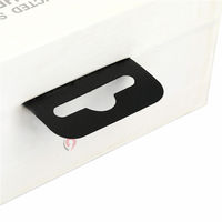Caja de cartón plegable con diseño personalizado de fábrica china, ecológica, con revestimiento reciclado, en forma de libro, para auriculares.