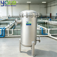 Boîtier de filtre multi-sacs en acier inoxydable pour le traitement des eaux usées industrielles et la purification de l'eau des fermes aquacoles