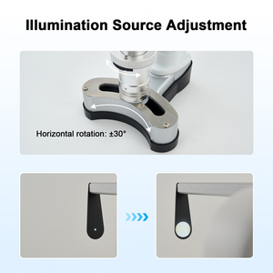 Manufacturer Price Portable LED Slit Lamp <b>Microscope</b> Binocular Handheld Slit Lamp - Product Image 3