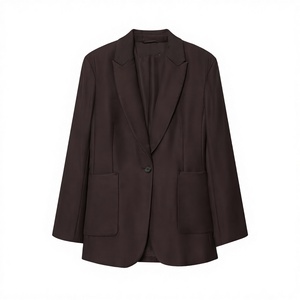 Ropa de Mujer MYST&ZA, Otoño 2025, Nuevo Blazer Elegante y Versátil para el Trabajo, Antiarrugas, con Botones, 100% Poliéster - Product Image 2