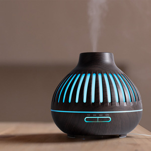 <span class=keywords><strong>Diffuseur</strong></span> d'huiles essentielles 400 ml, <span class=keywords><strong>diffuseur</strong></span> d'arômes à grain de bois, humidificateur ultrasonique à brume froide, silencieux, 4 minuteurs, <span class=keywords><strong>diffuseur</strong></span> portable - Product Image 1