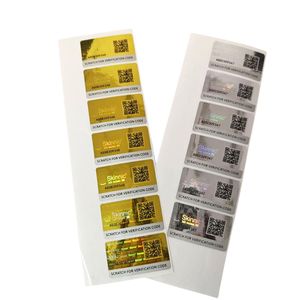 Etiqueta Autoadhesiva Personalizada Anti-Falsificación, Etiqueta de Seguridad Impermeable, Pegatinas de Hologramas, <span class=keywords><strong>Etiquetas</strong></span> de Seguridad Originales - Product Image 5