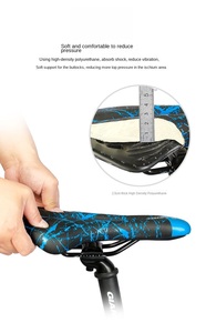 Sillín de Bicicleta TOOPRE Súper Suave y Simple, Cojín Cómodo y Colorido para Todo Tipo de Bicicletas, Impermeable y Duradero - Product Image 6