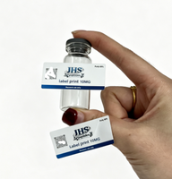 Étiquettes holographiques pharmaceutiques personnalisées imperméables, autocollants en vinyle pour flacons de 2 ml, 3 ml, 10 ml pour peptides et médicaments