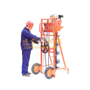 Fabricação Nova Terra Broca Auger Para Escavadeira Mão Push Long Ground Hole Drilling Machine