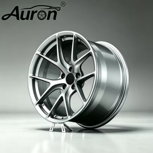 Jante en alliage multi-rayons Auron Hyper Silver 5.25x16 PCD 114.3mm ET35 monobloc pour voitures particulières - Product Image 4
