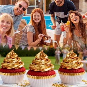 YAYANG Glitter Commestibile Dorato 5g, Decorazione Alimentare Metallica per Bevande, Vino, Torte, Caramelle e Dessert - Product Image 6