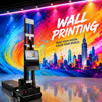 Impresora de Pared 3D para Interiores y Exteriores, Impresora UV, Máquina de Impresión de Murales, Impresora Automática para Murales