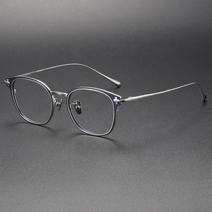 Gran oferta MELLOW 2025, gafas de diseño clásico de lujo Vintage, monturas de gafas ópticas de <span class=keywords><strong>la</strong></span> <span class=keywords><strong>vieja</strong></span> <span class=keywords><strong>escuela</strong></span>, monturas clásicas de moda para hombres - Product Image 3
