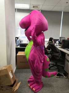 Disfraz de Mascota de <span class=keywords><strong>Barney</strong></span> el <span class=keywords><strong>Dinosaurio</strong></span>, Personaje de Dibujos Animados en Venta Caliente para Adultos - Product Image 4