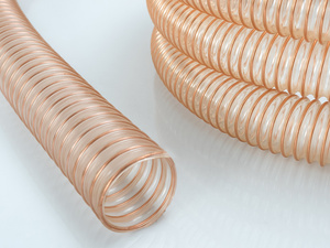 Tuyau de ventilation en PU à armature en fil d'acier léger, durable, facile à installer, longue durée de vie pour la ventilation des machines et l'irrigation des particules - Product Image 3