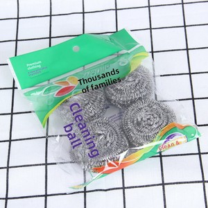Set di 4 Palline per Pulizia in Acciaio Inox con Lana d'Acciaio Antiruggine, Modello Quattro Mille Centoventi, Origine Linyi - Product Image 2