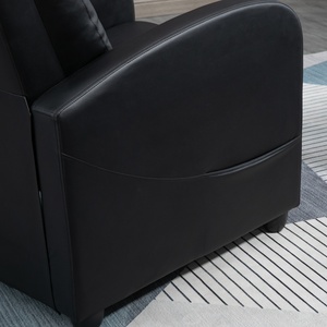 Silla Reclinable Ajustable <span class=keywords><strong>Manual</strong></span> de Cuero PU Moderna y Cómoda para Uso en Exteriores y Escolar - Product Image 3