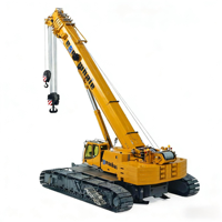 Grue télescopique sur chenilles télécommandée en métal Eyewhale 1/14, modèle RC avec palan, ESC brushless, radio Frsky et joystick 5D