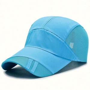 Casquette de baseball unisexe légère d'été respirante à séchage rapide pour le sport en extérieur 100 % coton – Image Courante - Product Image 4