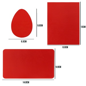 Protection de semelle de chaussure rouge, remplacement de coussinets de semelle de chaussure pour chaussures <span class=keywords><strong>Louboutin</strong></span>, poignées de chaussure rouges auto-adhésives pour talons hauts - Product Image 2