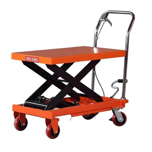 Plataforma Elevadora Eléctrica Tipo Tijera, Capacidad 1000 kg, Altura Máxima 6 m, Plataforma Hidráulica, Equipo de Logística para Almacenes - Product Image 6