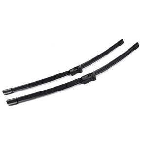 Balais d'essuie-glace pour Fiat 500, 24 et 14 pouces, en caoutchouc synthétique sans armature - Product Image 1
