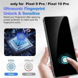 Protection d'écran en verre trempé ultra-fin 0,18 mm, confidentialité, dureté 9H, bords 2.5D, compatible Google Pixel 11 Pro XL 10 10A 9 - Product Image 2