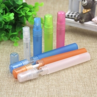 Flacon pulvérisateur de parfum en plastique PP coloré de 10 ml, 12 ml, 15 ml, 20 ml, 30 ml
