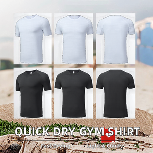 เสื้อยืดออกกำลังกายผู้ชายน้ำหนักเบา ระบายอากาศ แห้งเร็ว สำหรับเล่นกีฬา ฟิตเนส วิ่ง - Product Image 6