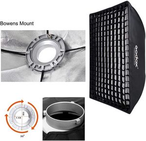 Godox 60x90cm 60x60cm 70x100cm 90x90cm 80x120cm <span class=keywords><strong>softbox</strong></span> 30x120cm <span class=keywords><strong>softbox</strong></span> Bowens núi <span class=keywords><strong>Softbox</strong></span> với lưới - Product Image 3
