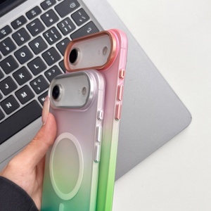 Fundas Magnéticas Translúcidas Degradadas Mate para iPhone 17 15 16 Pro Max 17 Air, Delgadas, Resistentes a Impactos, de PC Rígido - Product Image 3