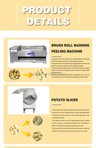 Machine automatique de croustilles de pomme de terre de meilleure vente de QD certifiée CE <span class=keywords><strong>pour</strong></span> les <span class=keywords><strong>frites</strong></span> surgelées faisant <span class=keywords><strong>pour</strong></span> la matière première de fruit - Product Image 3