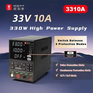Alimentatore ad alta potenza YCS 3310A 33V 10A a bassa ondulazione con 3 modalità di sicurezza reale per la manutenzione di telefoni cellulari e riparazione di cortocircuiti - Product Image 2