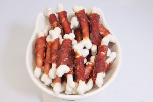 Friandises pour animaux de compagnie Chien à mâcher à haute teneur en protéines Os de calcium Poulet Canard Friandises pour chiens - Product Image 5