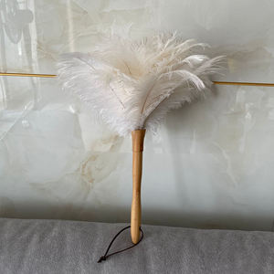 <span class=keywords><strong>Plumeau</strong></span> d'autruche <span class=keywords><strong>blanc</strong></span> pur et doux de 16 pouces pour le nettoyage - Product Image 2