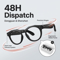 Gafas Inteligentes con Cámara de 8.0MP, IA, Llamadas de Voz Multifunción, Reconocimiento de Objetos en Video, Traducción en Tiempo Real, Botón Táctil