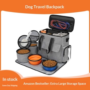 Large Capacity <strong>Dog</strong> Travel Bag <strong>Backpack</strong> with Complete Pet Supplies Organizer <strong>for</strong> Traveling Camping and Weekend Trips - Product Image 1
