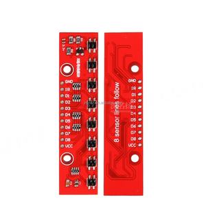 Module de capteur infrarouge de suivi de ligne à 8 voies, module de détection de ligne, module de capteur de barrière infrarouge, capteur de suivi de ligne IR - Product Image 2