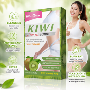Wins Town Bitkisel Takviyeler Kiwi Slim <span class=keywords><strong>Fit</strong></span> Suyu Zayıflama Detoks Anında Hazırlanan Suyu Güzellik Sağlık İçeceği Konsantre Anında Çözünen Toz - Product Image 1