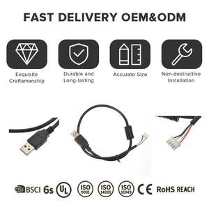 专业OEM汽车摩托车电气线束PBT/PVC电缆制造商，为计算机系统提供IP65防护 - Product Image 4