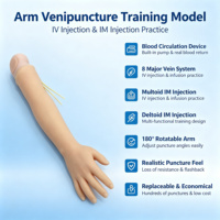 Modelo Avanzado de Entrenamiento para Inyecciones Intravenosas en el Brazo con Bomba Circulatoria para Laboratorio de Enfermería, con Certificaciones CE, ISO, ROHS y CNAS
