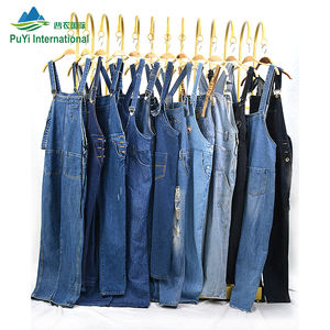 Straight Jeans Suspenders Jumper Slim Ripped Stretch Pants Full Length <strong>Jumpsuit</strong> <strong>Summer</strong> Used Woman Clothing Used Clothes <strong>Uk</strong> - Product Image 1