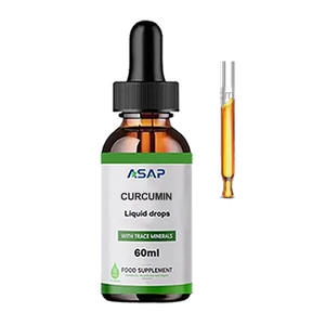 Extracto líquido orgánico de cúrcuma OEM, gotas para inmunidad, soporte líquido de cúrcuma curcumina - Product Image 1