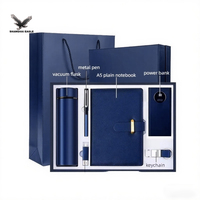 Ensemble cadeau d'entreprise personnalisé, tasse à vide de luxe, carnet, kits exécutifs, coffret cadeau promotionnel d'entreprise, logo personnalisé en couleur, soie