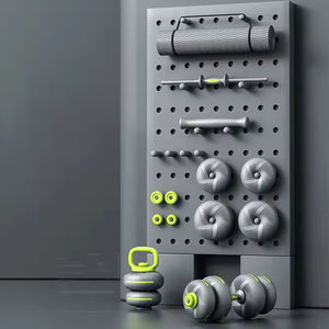 Haltères réglables en caoutchouc souple avec connecteur, ensemble de poids libres en caoutchouc souple pour la maison, adaptés aux hommes et aux femmes - Product Image 2