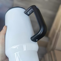 40oz Dubbelwandige Vacuüm Geïsoleerde RVS Tumbler met Kleurrijke Hendel en Deksel voor Aangepast Logo