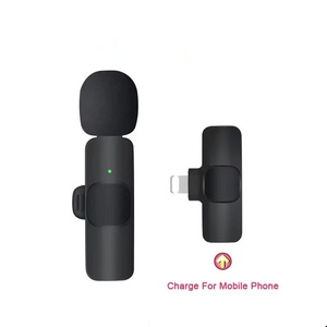Wireless Lavalier <b>Microphone</b> Mini Type-C <b>Microphone</b> with Noise Reduction For <b>Recording</b> Live Streaming Interviews - Product Image 4