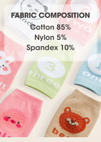 Rodilleras personalizadas para niños, protector de punto de algodón transpirable para gatear en primavera
