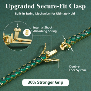 Pulsera Apilable Personalizada de Circonita Cúbica 5A Multicolor de 2/3/4mm, Chapada en Oro de 14K, Corte Redondo, Joyería de Circonita Cúbica, Pulsera <span class=keywords><strong>Tenis</strong></span> para Mujer - Product Image 5